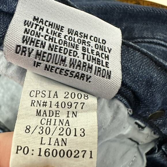 Hudson Jeans Youth Girls 16 Blue Straight Lilian Casual Preppy Midrise - Picture 10 of 15